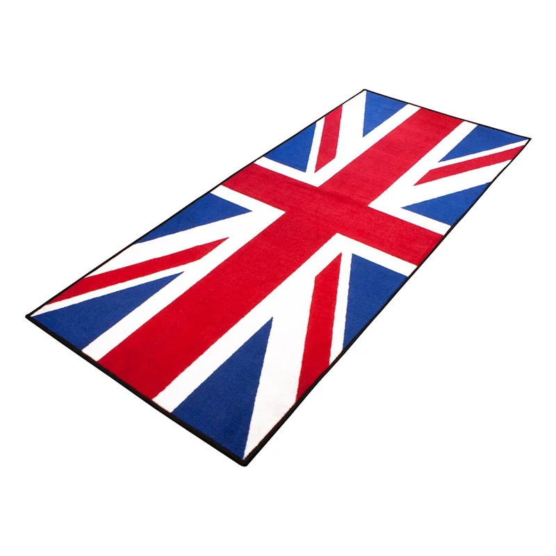 Tapis de Garage Moto Union Jack | 190x80cm | Biketek Series 3