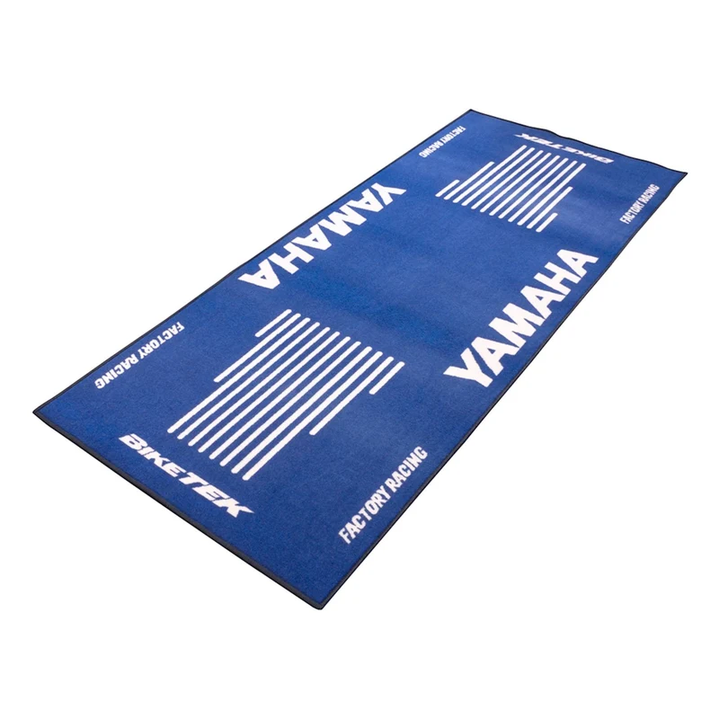 Tapis de Garage Moto Yamaha Factory Racing | 190x80cm | Biketek Series 3