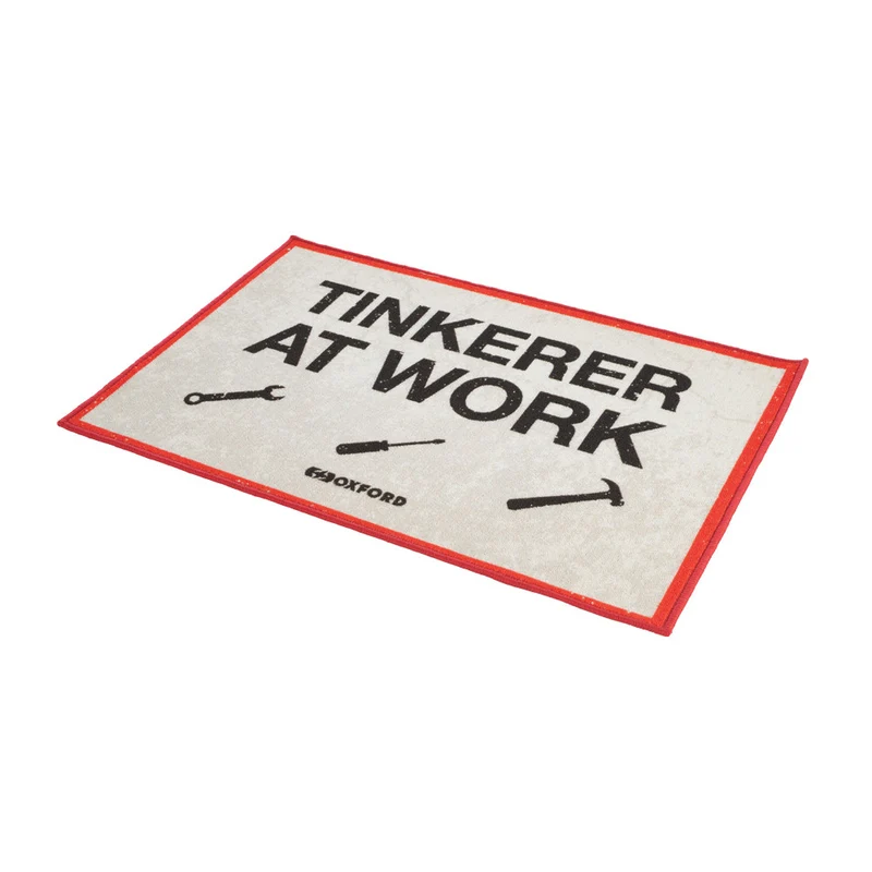 Tapis d'Atelier Moto Oxford Tinkerer 90x60cm — Garage Mécano & Atelier Moto