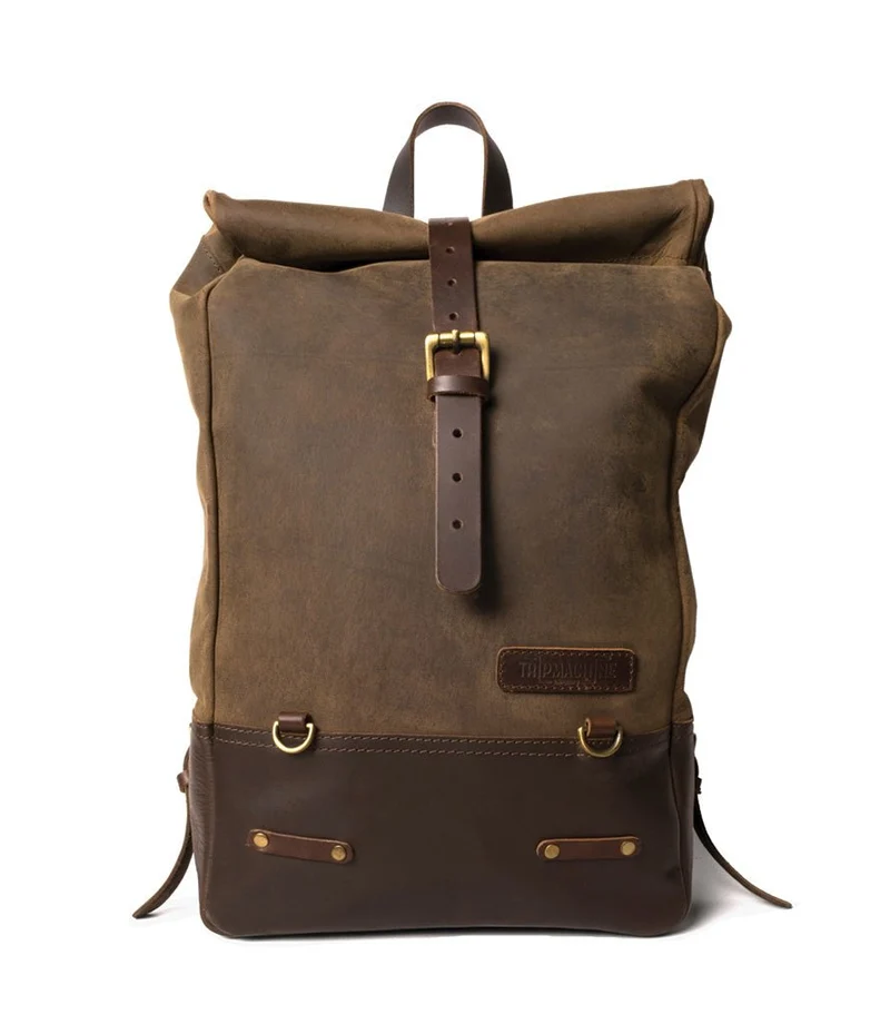 Zaino Moto Vintage Marrone - Trip Machine