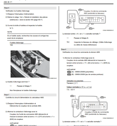Manuel d'atelier Suzuki GSR 750 2012 pdf français