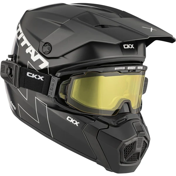 CKX Titan AMS Helmet — Solid Double Shield