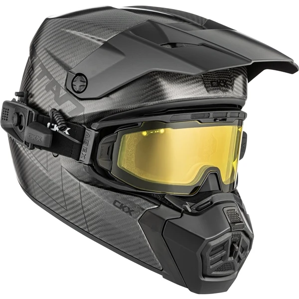 CKX Titan AMS Carbon Helmet — Electric Double Shield