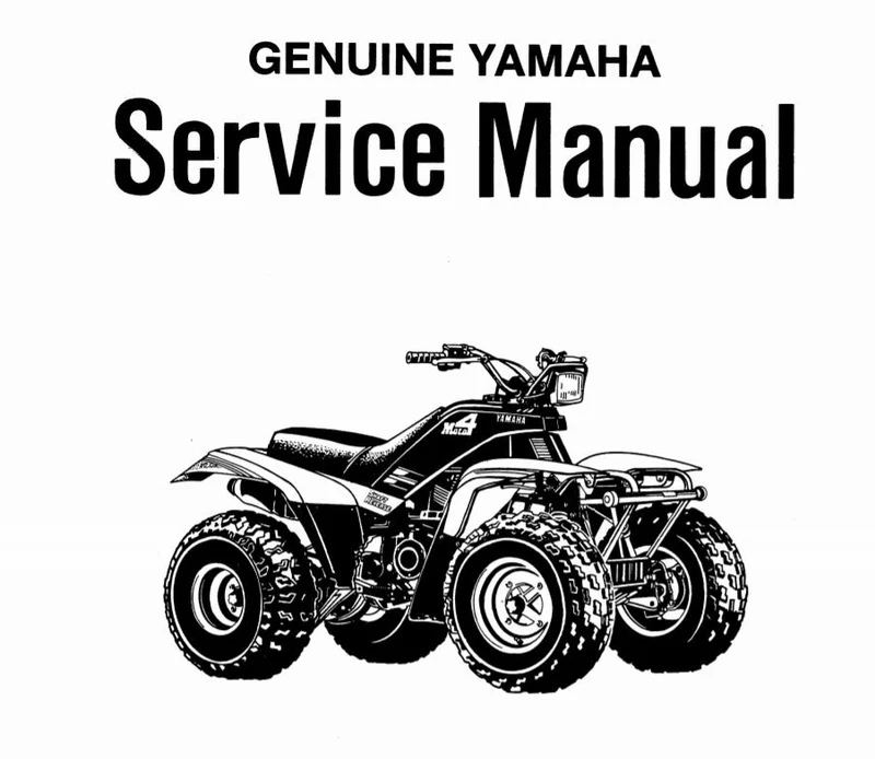 Manuel d'atelier Yamaha YFM Moto 4 220 225