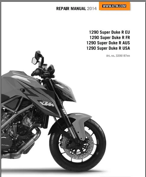 Manuel d'atelier KTM 1290 Super Duke