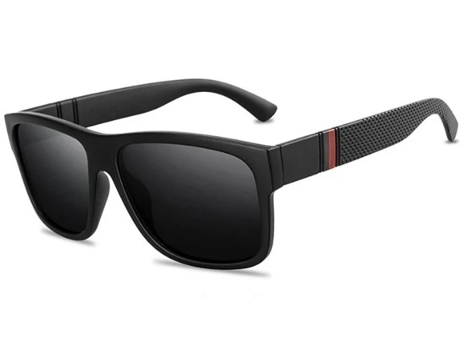 Lunette soleil moto Polarisé - Black
