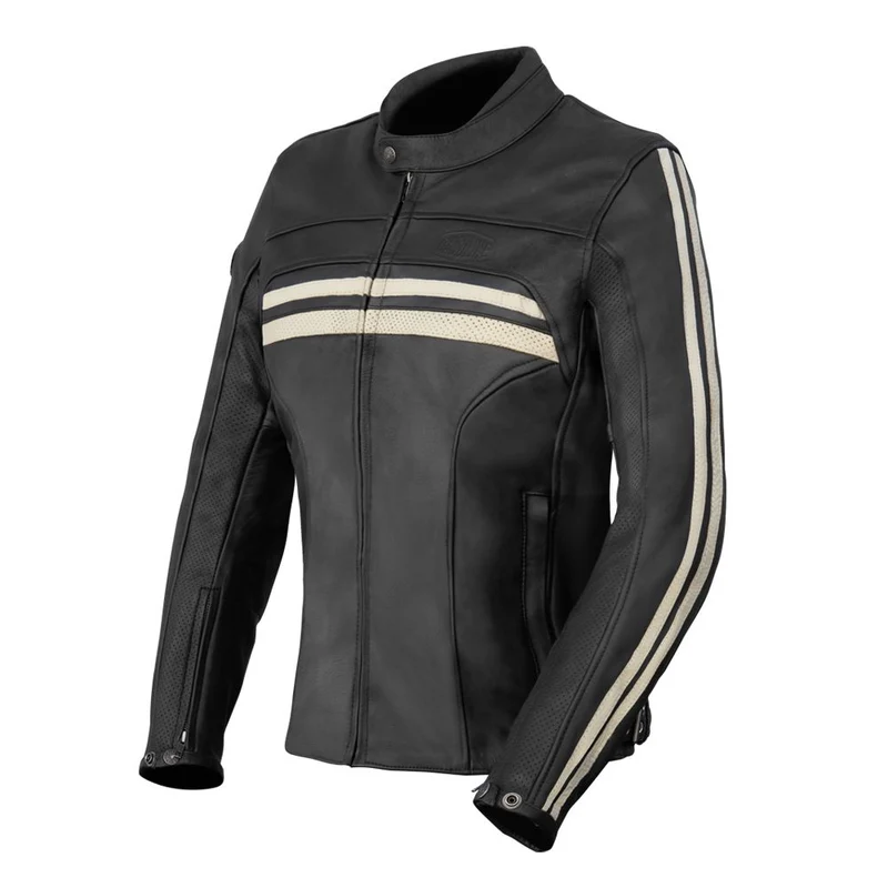Blouson Cuir Moto Femme vintage - Gasoline ENFIELD