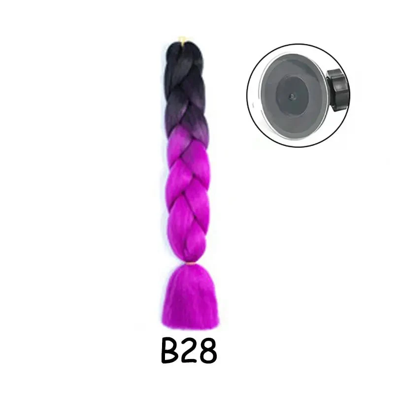 Tresse pour casque moto - Multicouleur
