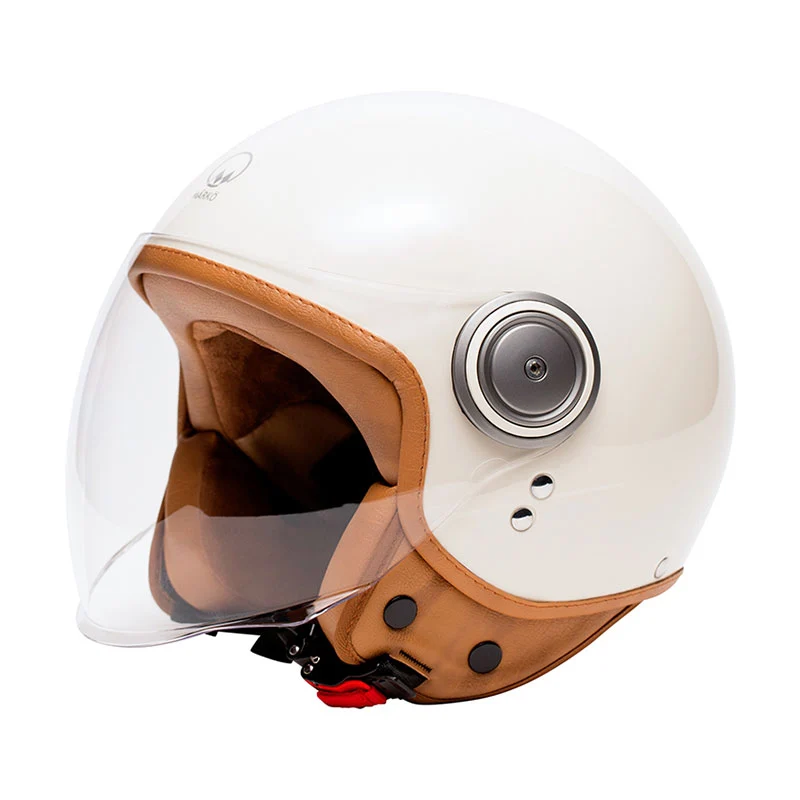 Casque Demi-Jet ELEMENTS Crème | Mârkö