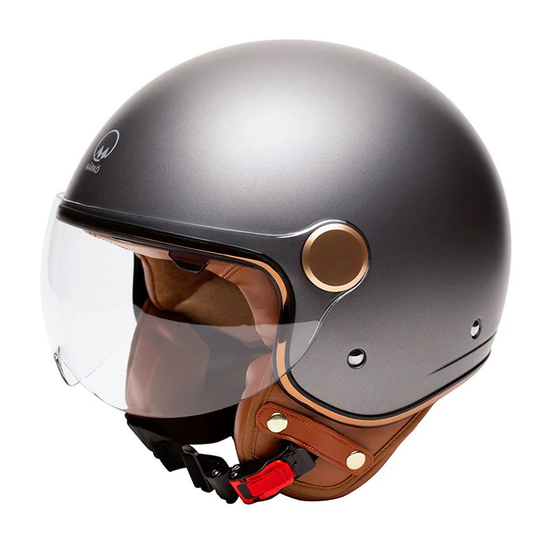 Casque Demi-Jet GRASSE Titanium mat | Mârkö