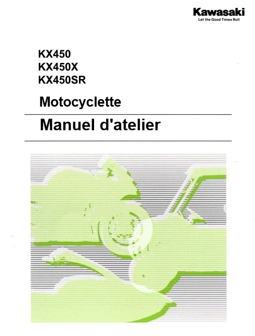 Manuel d'atelier Kawasaki KX 450 2025 français