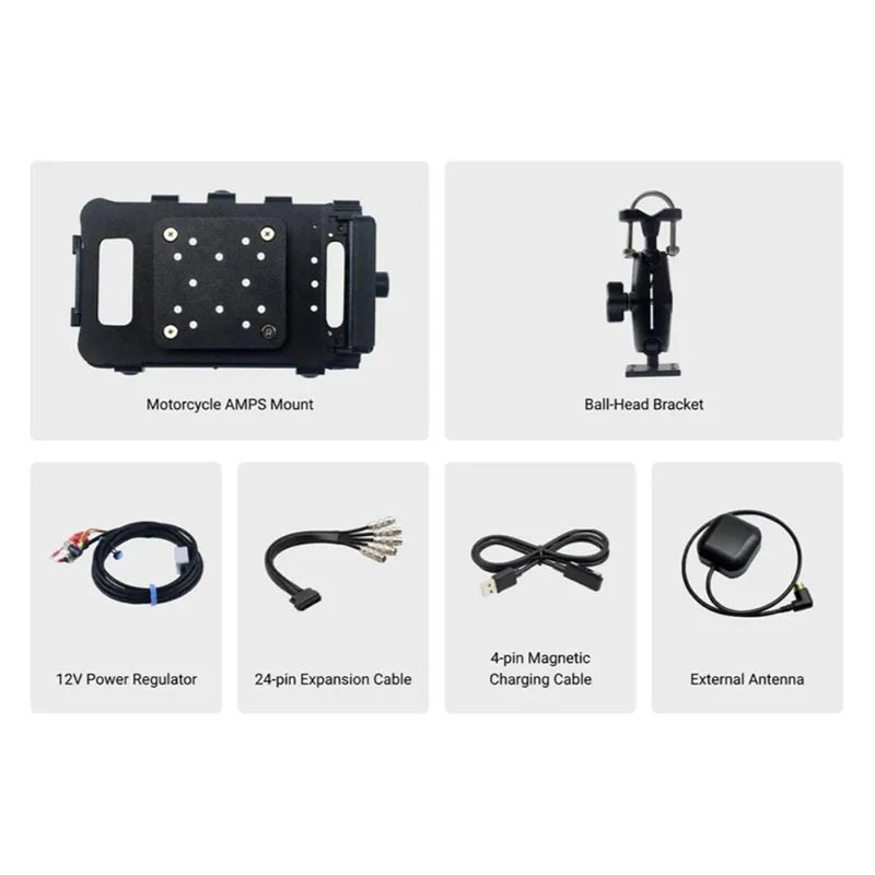 Kit de fixation et d'alimentation pour tablette GPS X72 | Hugerock