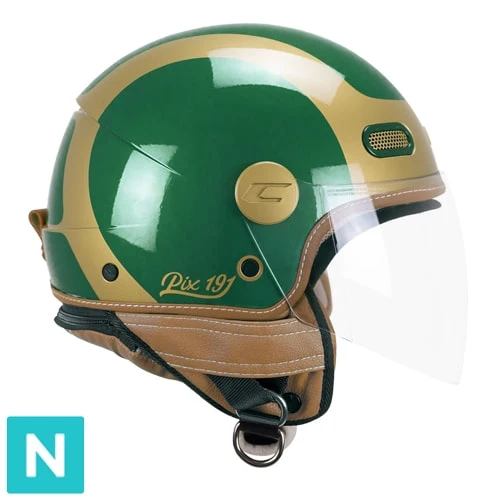 CGM 191G PIX SPRINT CASCO DE MOTO VERDE ORO LARGO