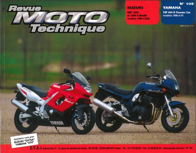 manuel de réparation Yamaha YZF 600 Thundercat 1996