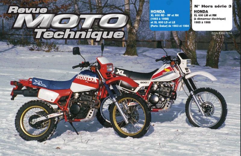 Manuel de réparation Honda 600 XL 1983 1988