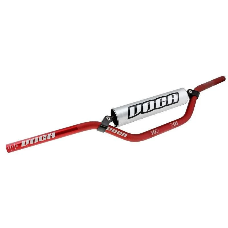 Guidon Cross Alu Rouge 22,2mm - Performance et Style