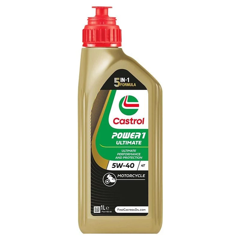 HUILE MOTEUR 4 TEMPS CASTROL POWER 1 ULTIMATE 4T 5W40 (1L)