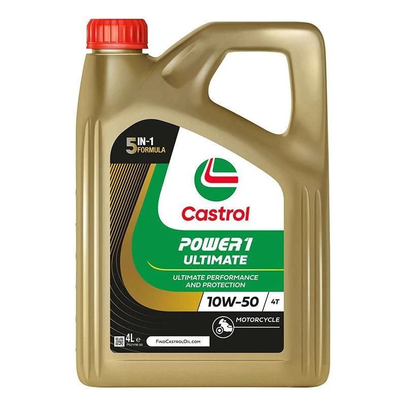 HUILE MOTEUR 4 TEMPS CASTROL POWER 1 ULTIMATE 4T 10W50 (4 L)