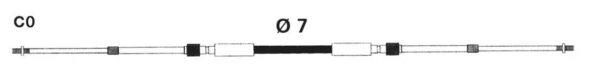 Uflex Universal 33C Control Cable - Mach 0 (718695)