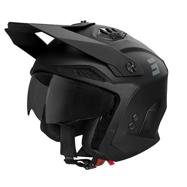 SHOT DROP SOLID CASCO DE MOTO NEGRO MATE