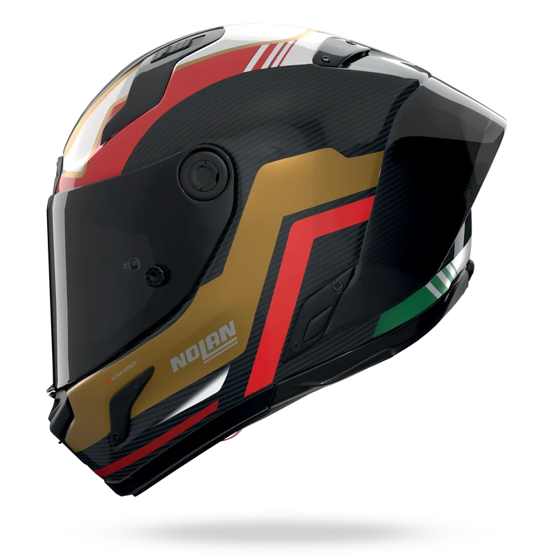 X-804 RS ULTRA CARBON PIEGA Oro / Rosso / Verde metallo