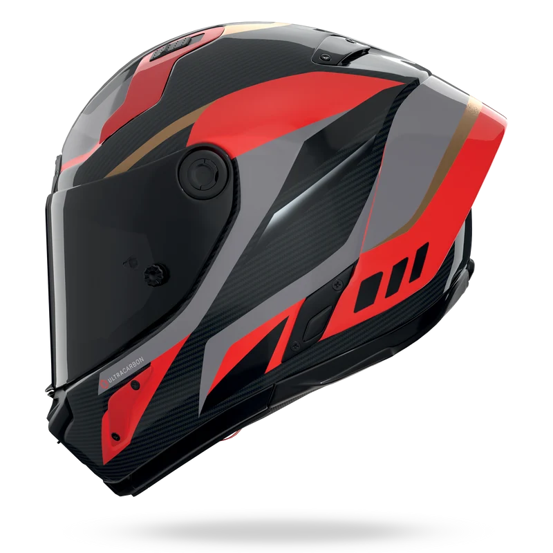 X-804 RS ULTRA CARBON LESMO Rosso / Grigio / Oro