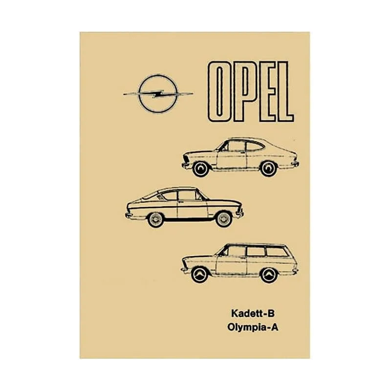 manuel d'atelier Opel Kadett B