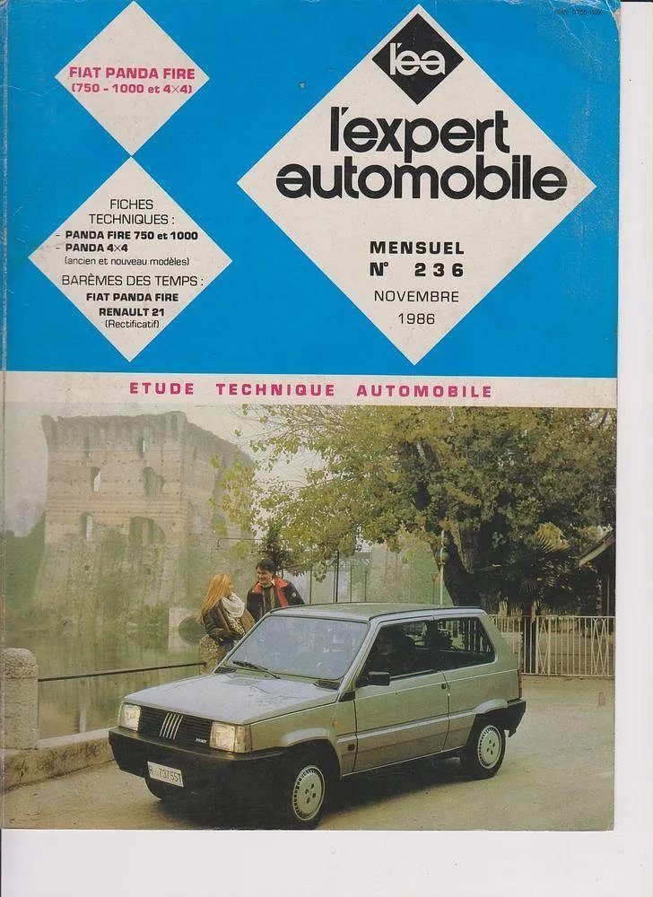Manuels d'atelier Fiat Panda 1 et 4x4 français