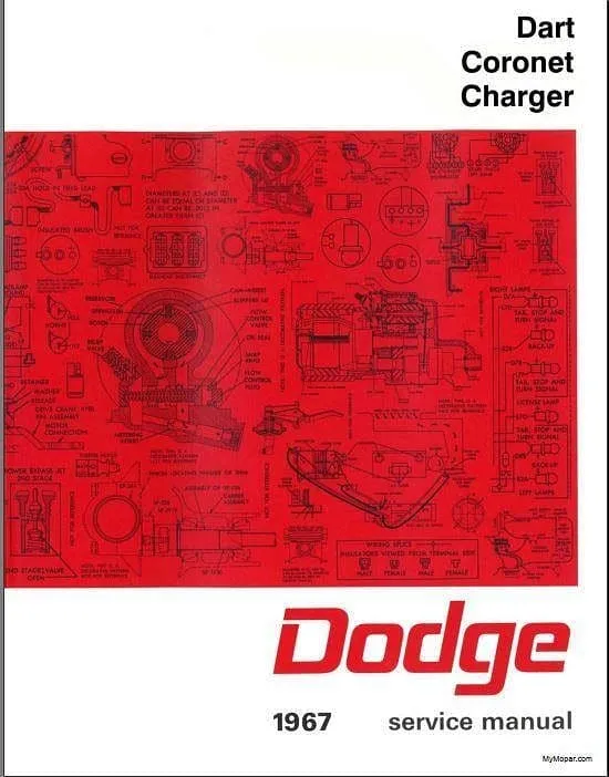 Manuel d'atelier workshop manual Dodge Charger 1969