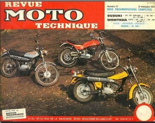 Revues techniques Suzuki 125 TS et Van Van