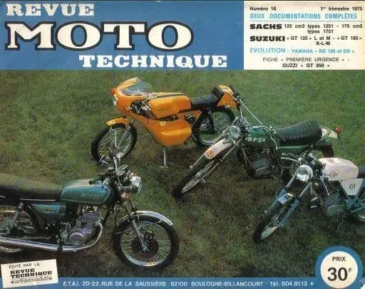 Revue technique Suzuki GT 125