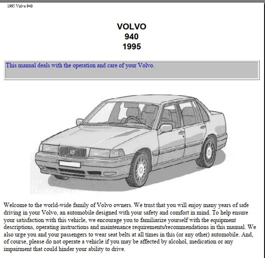 Manuels d'atelier Volvo 740 940 960