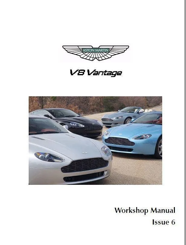 manuel d'atelier Aston Martin Vantage