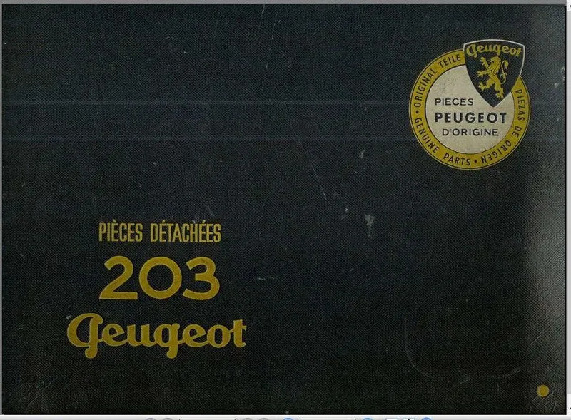manuel d'atelier Peugeot 203 tous modèles