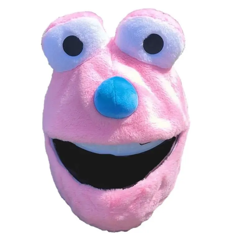 Couvre Casque Moto - Peluche Rose
