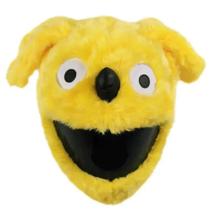 Couvre Casque Moto - Chien Jaune