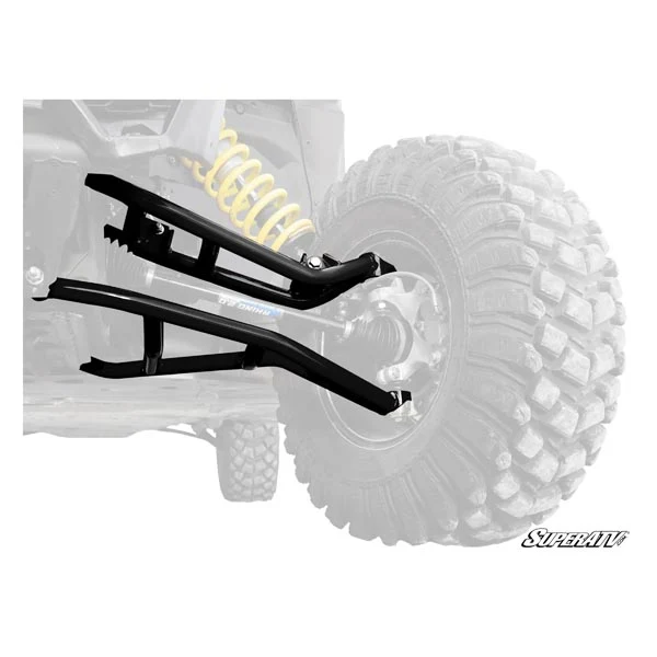 SuperATV High-Clearance A-Arms w/ Black Standard Duty Ball Joints (AA-CA-X3-002-TUBSD02)