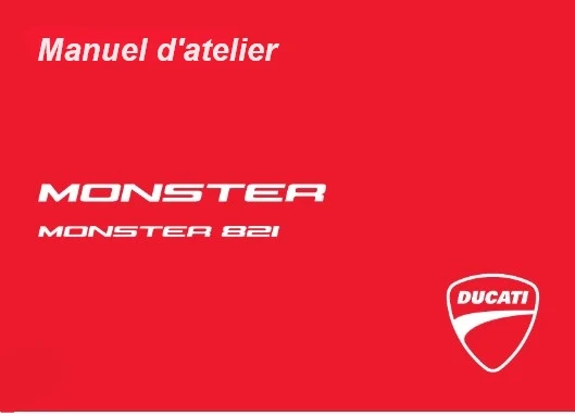 Manuel d'atelier Ducati Monster 821 2016 français
