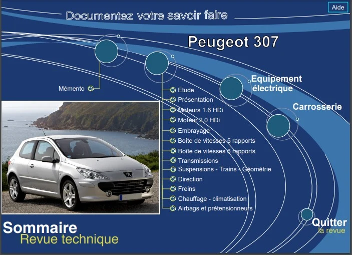 Manuel d'atelier Peugeot 307 HDI Ph2 2005