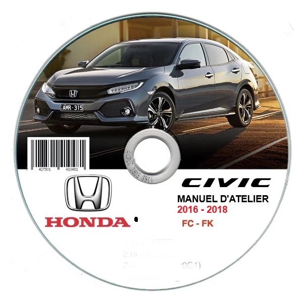 Manuel d'atelier Honda Civic 2016 français
