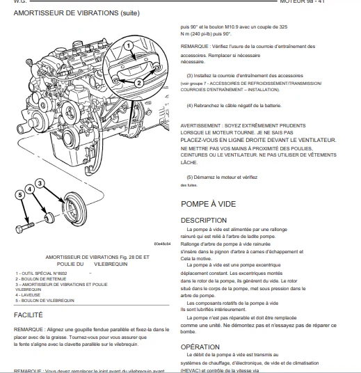 Manuel d'atelier jeep grand Cherokee WG 2009 Crdi