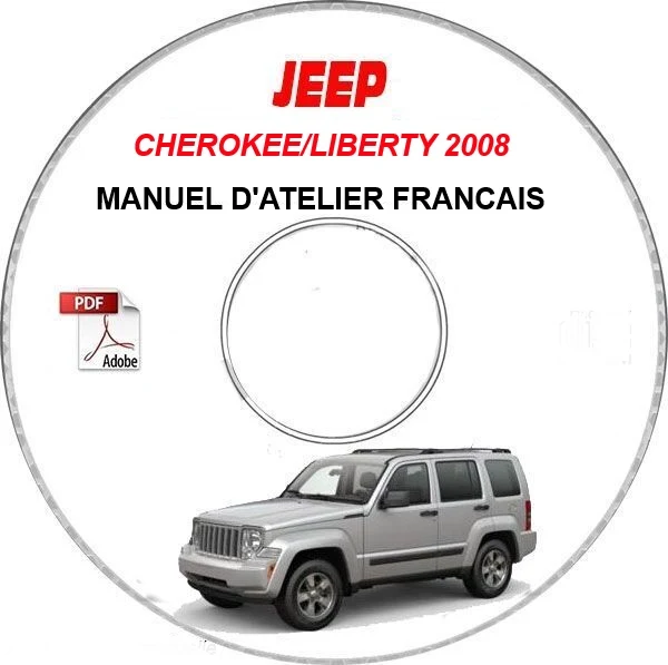Manuel d'atelier Jeep Liberty Cherokee KK 2008 français