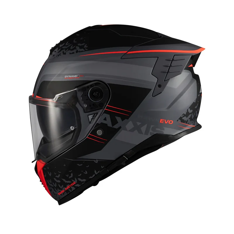 AXXIS FF122SV HAWK SV EVO DARK JUSTICE C1 CASCO DE MOTO MATE