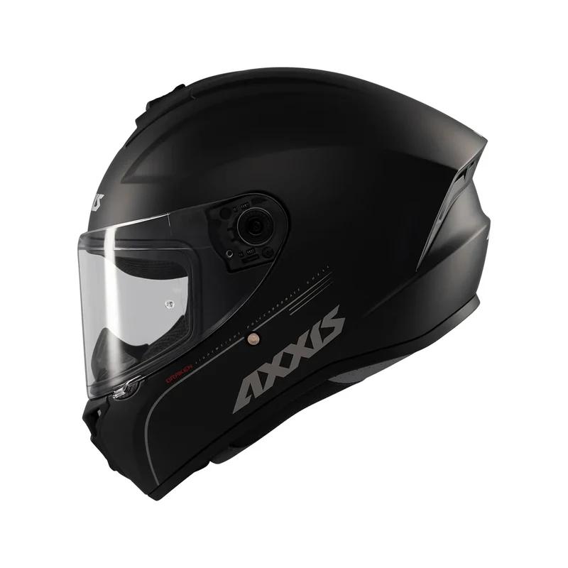 AXXIS FF112D DRAKEN S SOLID V.2 A11 CASCO DE MOTO NEGRO MATE