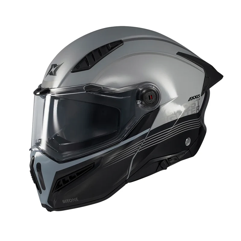 AXXIS FU409SV GHOSTFIGHTER SV BITONE C2 CASCO DE MOTO BRILLO