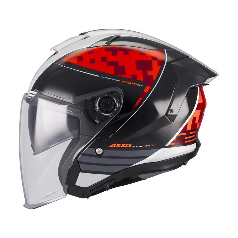 AXXIS OF516SV BLAZER SV PIXELART B15 CASCO DE MOTO BRILLO