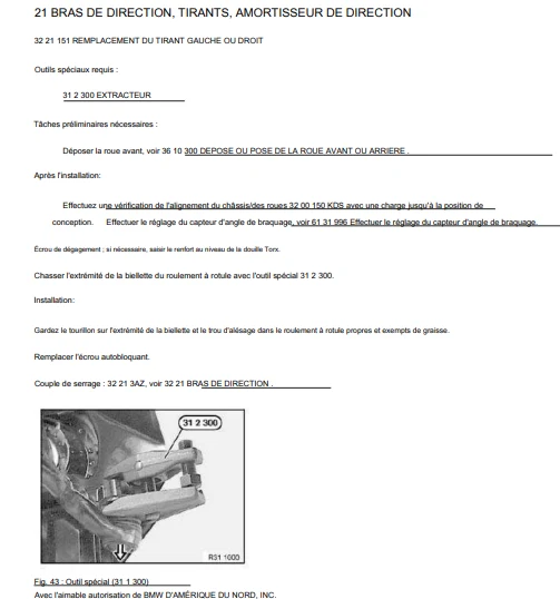 Manuel d'atelier BMW X3 2003 2010 en français