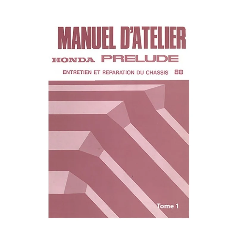Manuel d'atelier Honda Prelude 3G 1988 1991 français