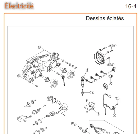 Manuel d'atelier Kawasaki ZX9R 2000 français