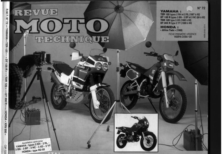 Manuel de réparation yamaha 125 TZR TDR DTR 1987 94